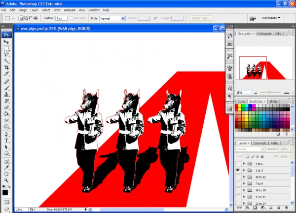 Creation of War Pigs: Step 9